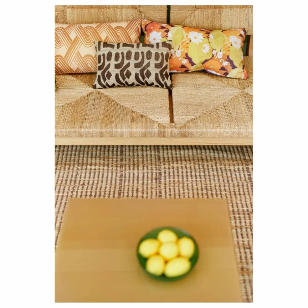 Coussin imprimé Bloom | Jaune