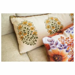 Coussin imprimé Farmhouse | Crème
