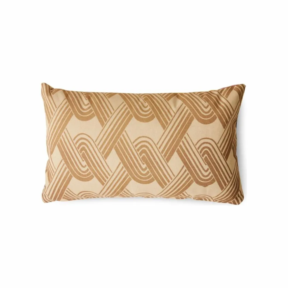 Coussin imprimé Heyday | Jaune