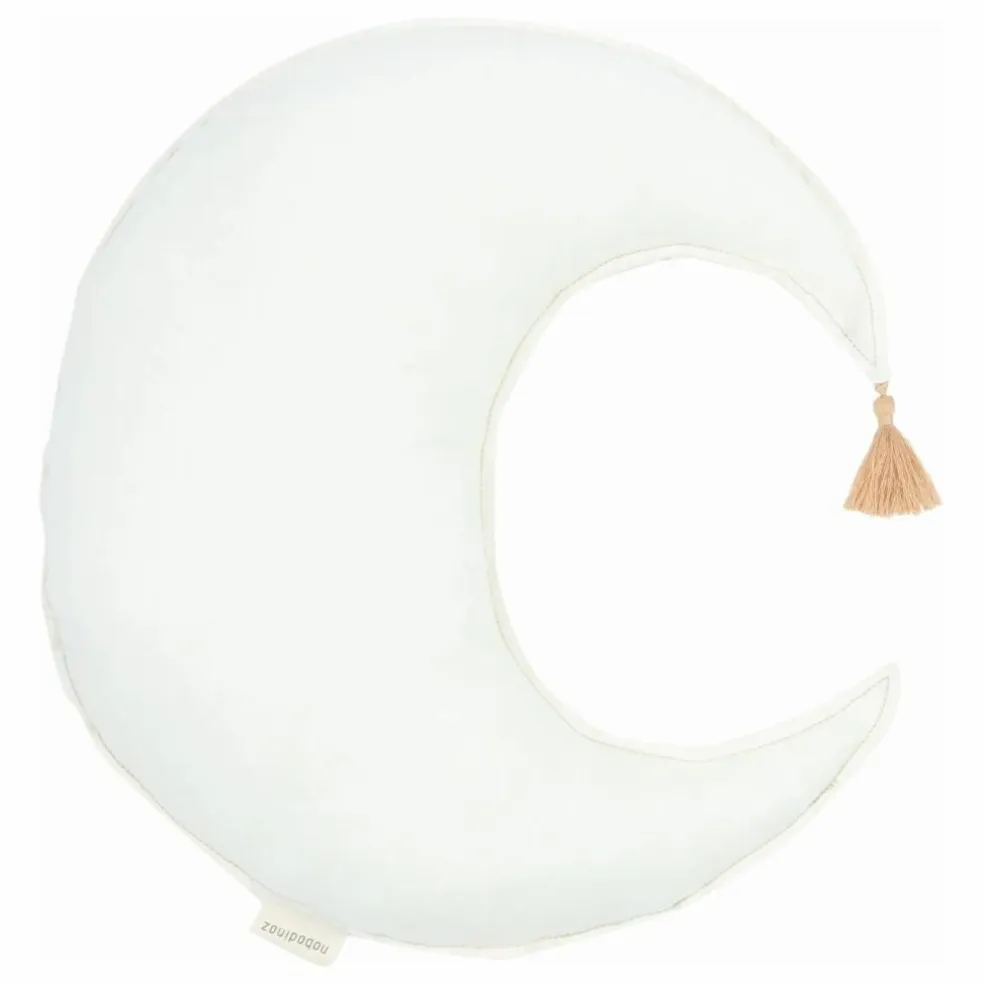 Coussin Lune - Lin Français | Ecru