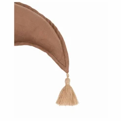Coussin Lune - Lin Français | Noisette