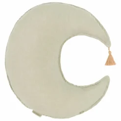 Coussin Lune - Lin Français | Matcha