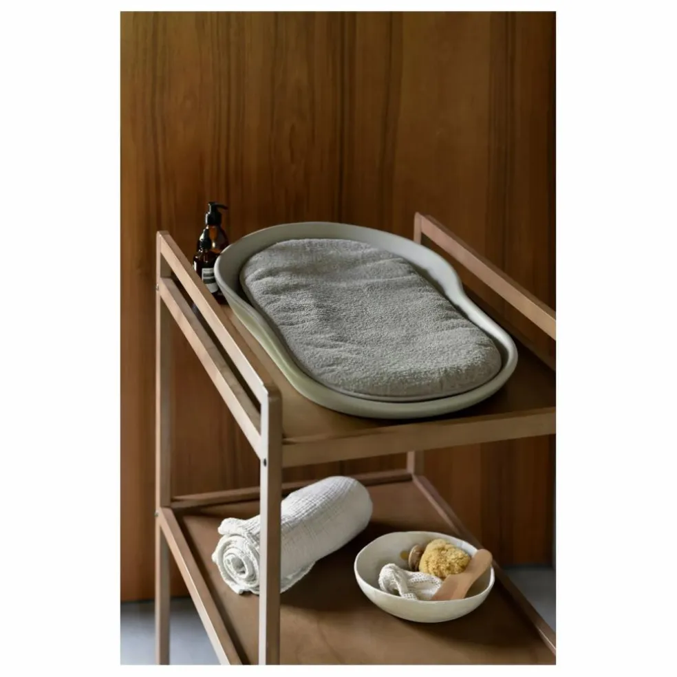 Coussin Mamee éponge | Gris vert