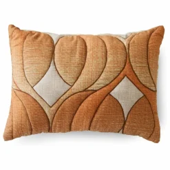 Coussin matelassé Retro Wave | Orange