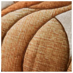 Coussin matelassé Retro Wave | Orange