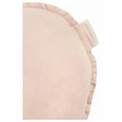Coussin Nuage avec broderie Oiseau - Lin Français | Rose pâle