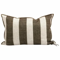 Coussin outdoor en toile Bayadère | Havane