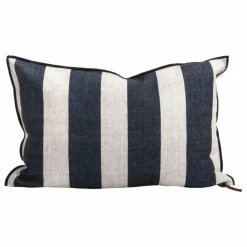 Coussin outdoor en toile Bayadère | Indigo