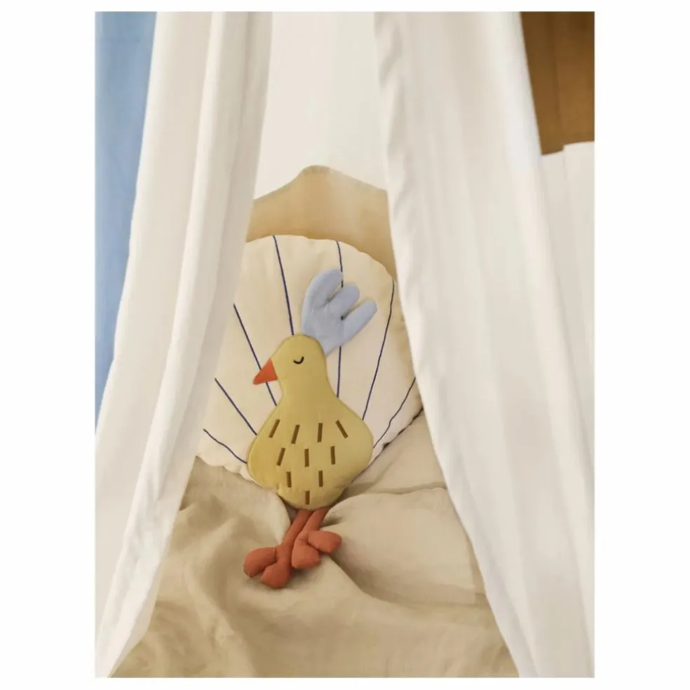 Coussin Paon | Beige