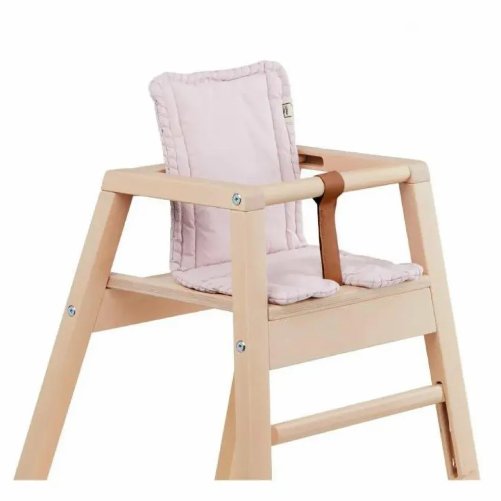 Coussin pour chaise haute Robot en coton bio | Lilas