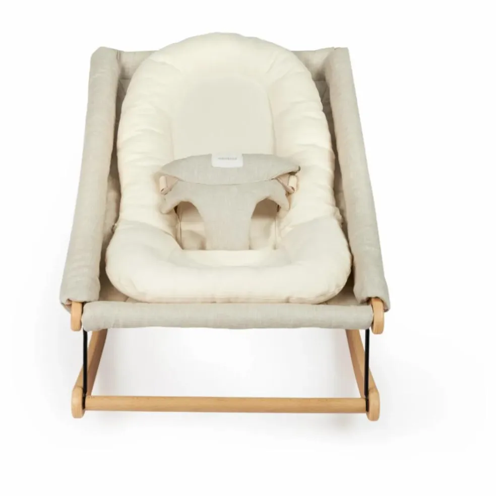 Coussin réducteur pour transat Growing green en sergé de coton bio