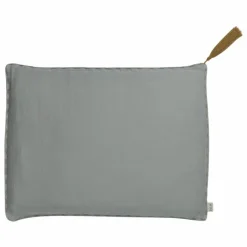 Coussin rectangulaire en coton bio | Silver Grey S019