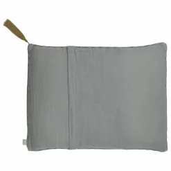 Coussin rectangulaire en coton bio | Silver Grey S019