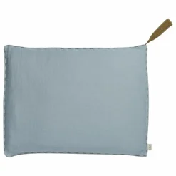 Coussin rectangulaire en coton bio | Sweet Blue S046