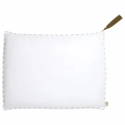 Coussin rectangulaire en coton bio | White S001