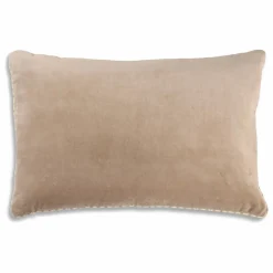 Coussin réversible en velours Yuki Gris