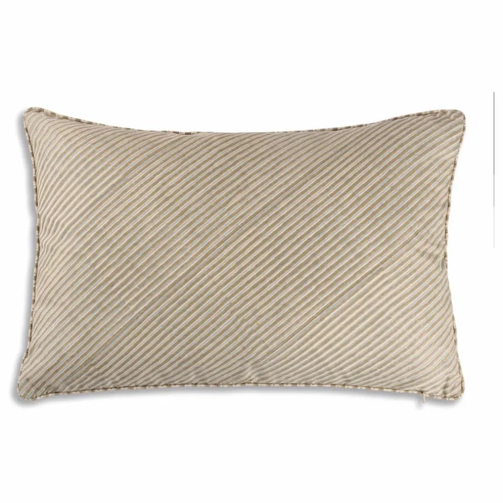 Coussin réversible en velours Yuki Gris