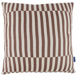 Coussin Stanley Lines | Marron