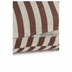 Coussin Stanley Lines | Marron