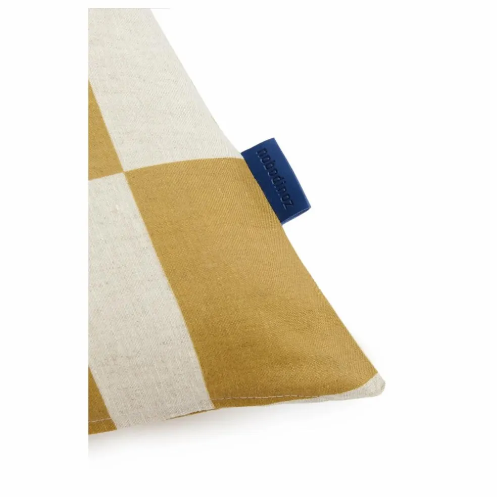 Coussin Stanley Tiles | Jaune moutarde