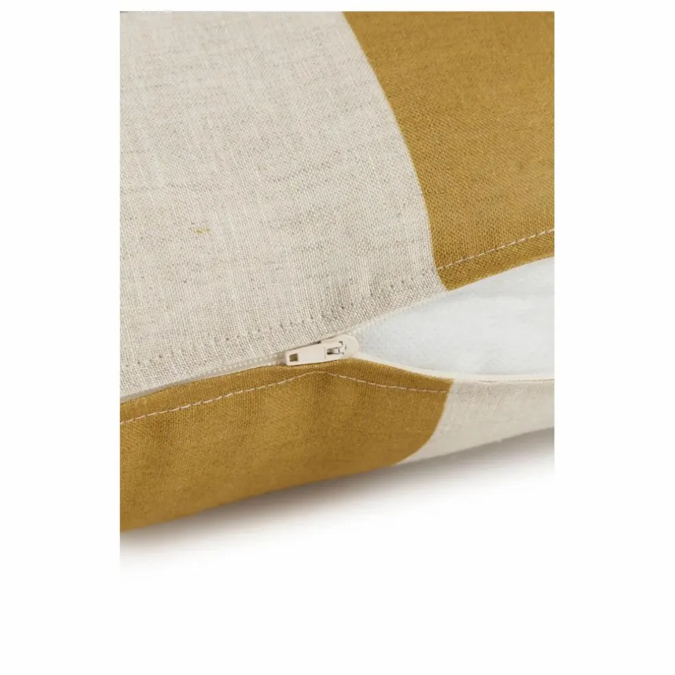 Coussin Stanley Tiles | Jaune moutarde