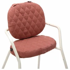 Coussin Tibu en coton biologique | Bois de rose