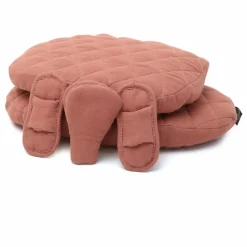 Coussin Tibu en coton biologique | Bois de rose