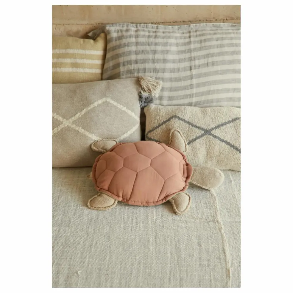 Coussin Turtle | Noisette