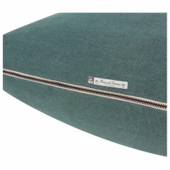 Coussin Vice versa black line en lin lavé stone washed | Encre