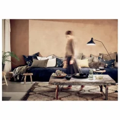 Coussin Vice Versa en lin wabi sabi | Les roses ocre
