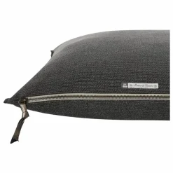 Coussin Vice Versa en toile Formentera | Charbon