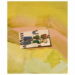 Couteaux à beurre Posy - Set de 2 | Vert