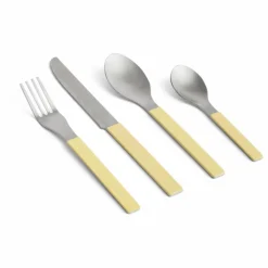 Couverts 4 pièces, Muller Van Severen - Set de 4 | Jaune
