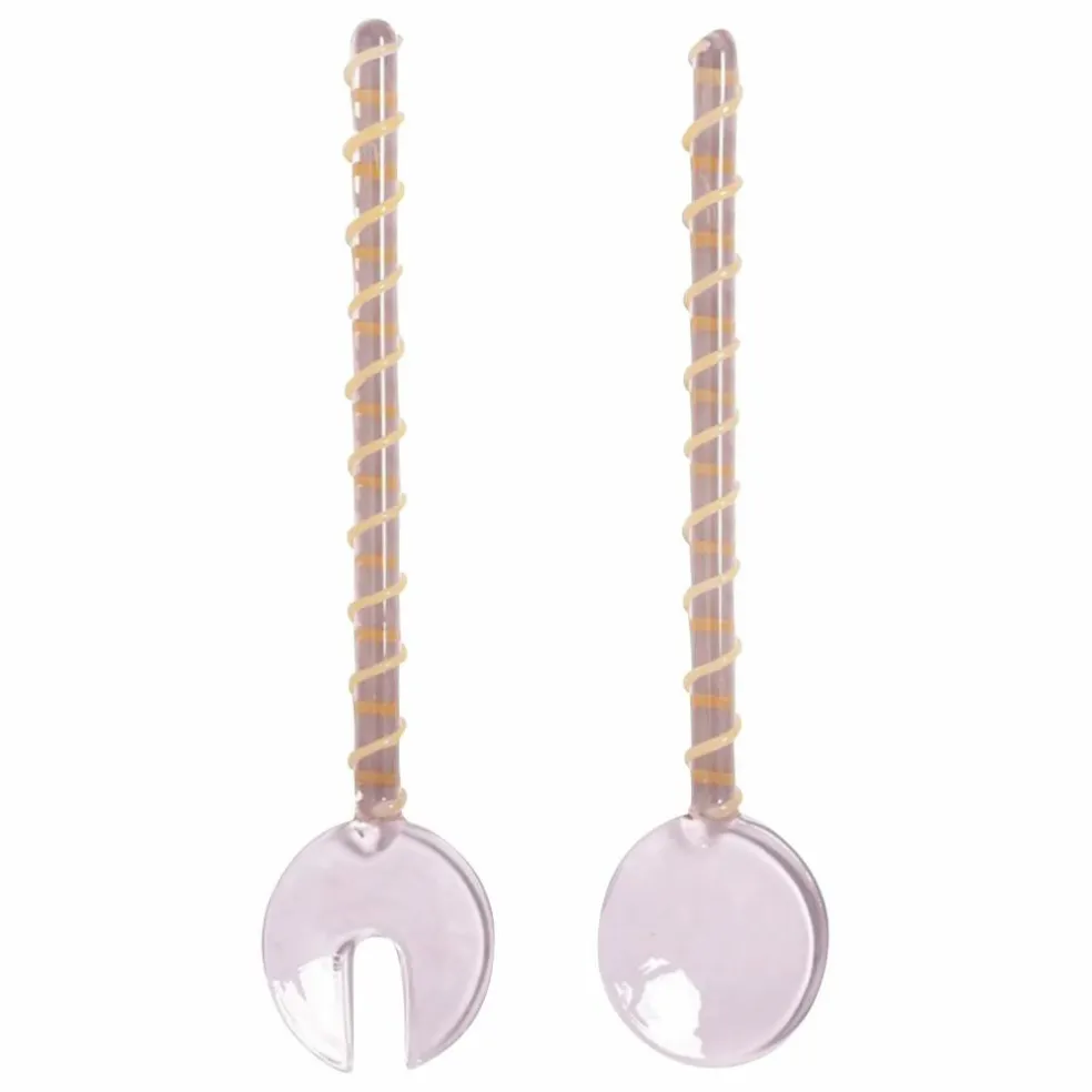 Couverts à salade Sling | Rose