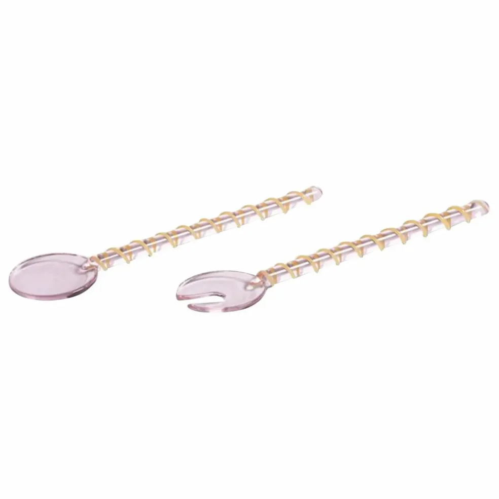 Couverts à salade Sling | Rose