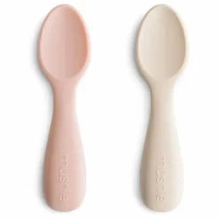 Couverts d'apprentissage en silicone | Blush