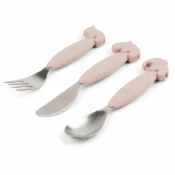 Couverts Easy-grip Deer friends | Rose