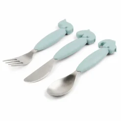 Couverts Easy-grip Deer friends | Bleu