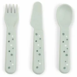 Couverts Happy Dots - Set de 3 | Sauge