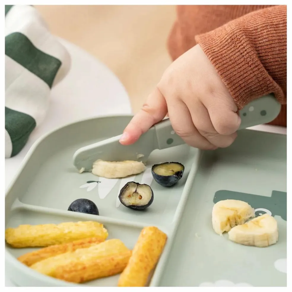 Couverts Happy Dots - Set de 3 | Sauge