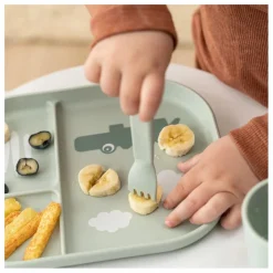Couverts Happy Dots - Set de 3 | Sauge