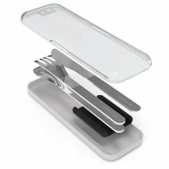 Couverts nomades en inox MB Slim Box | Noir