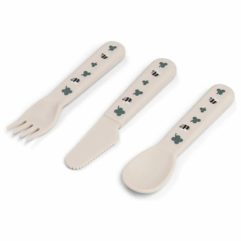 Couverts Tiny Farm - Set de 3 | Sable