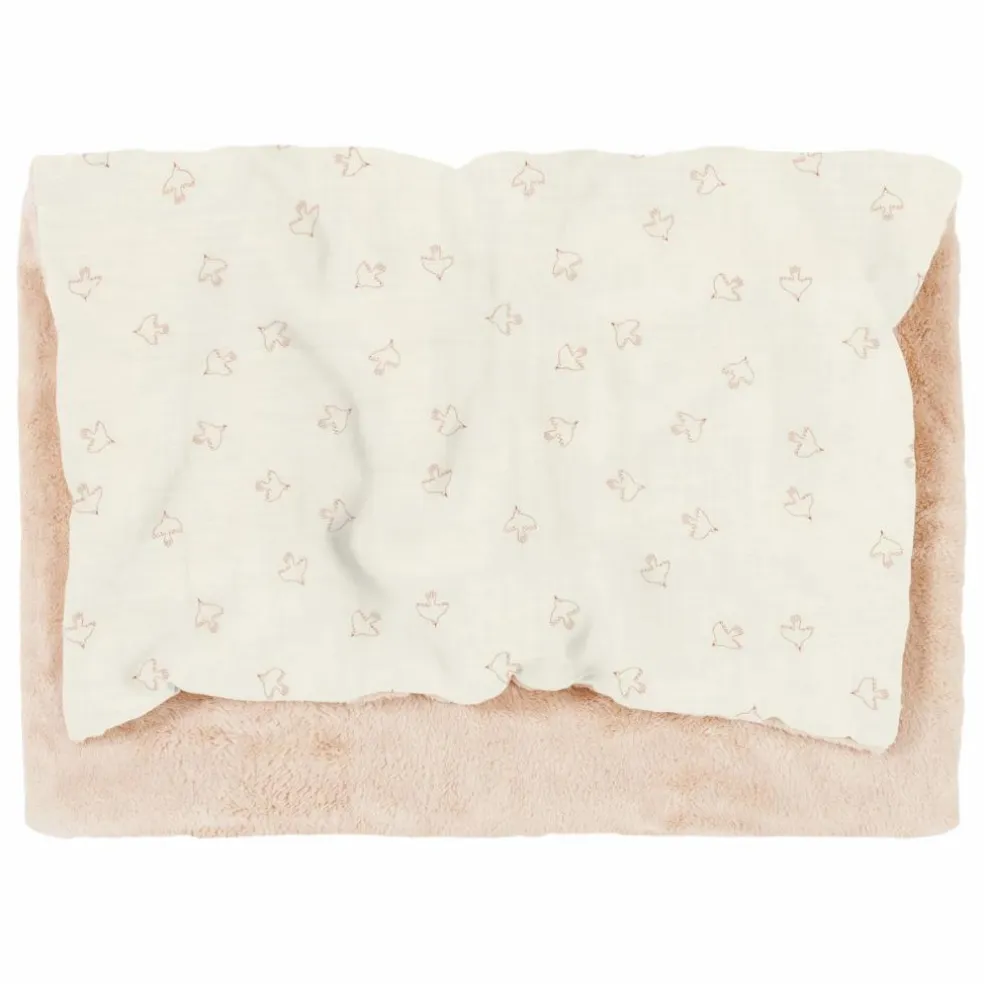 Couverture d'hiver Wabi Sabi Hoshi Birds | Crème