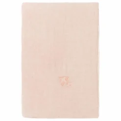 Couverture doublée - Lin Français | Rose pâle