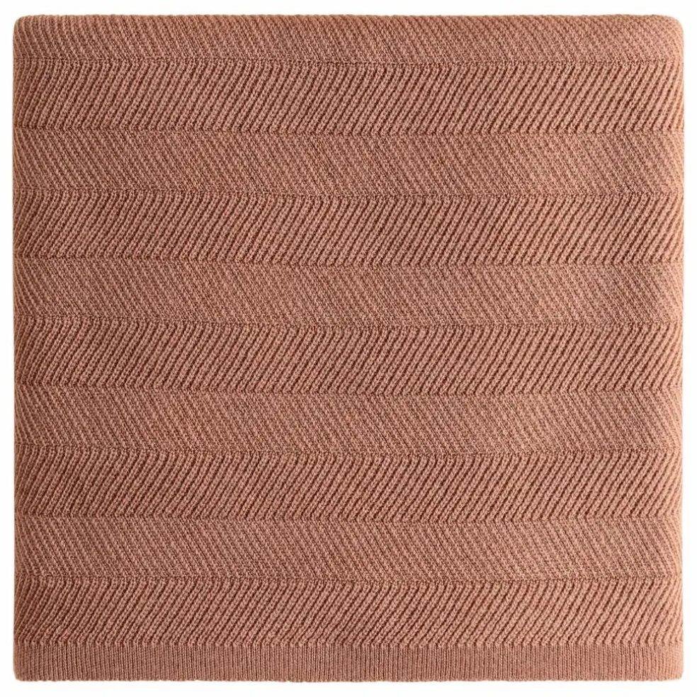 Couverture Freddie Laine Mérinos | Terracotta