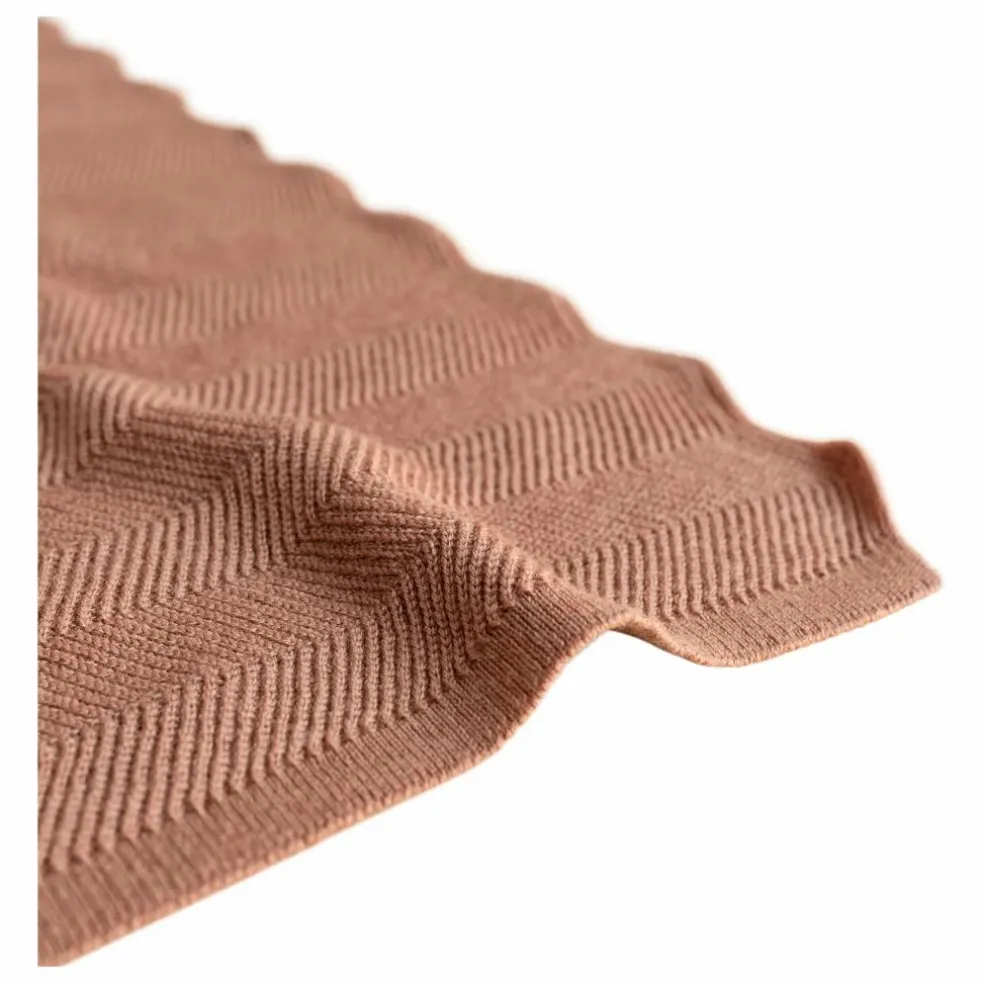 Couverture Freddie Laine Mérinos | Terracotta