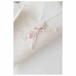 Couverture matelassée Rosewater en coton bio | Rose pâle