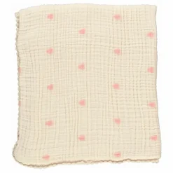 Couverture Snuggle Coton Bio | Rose pêche