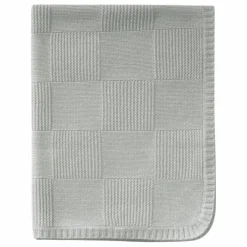 Couverture Tricotée Cachemire | Gris